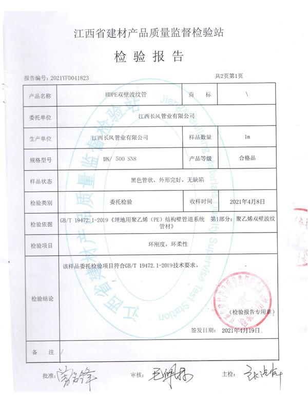 檢驗(yàn)報告